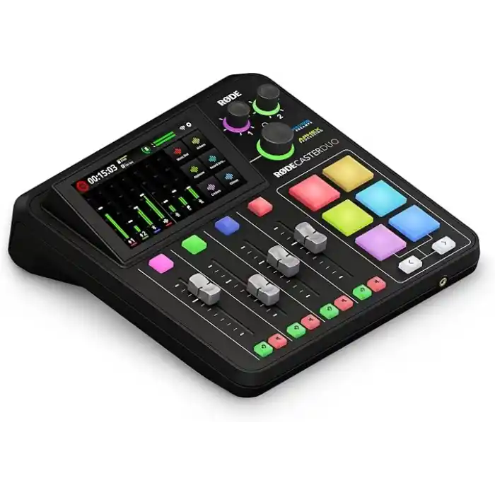 RØDE RodeCaster Duo - Kompakt Entegre Ses Kayıt Stüdyosu, Podcast İçin İdeal