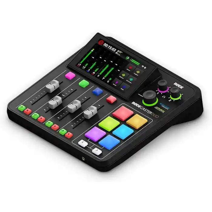 RØDE RodeCaster Duo - Kompakt Entegre Ses Kayıt Stüdyosu, Podcast İçin İdeal