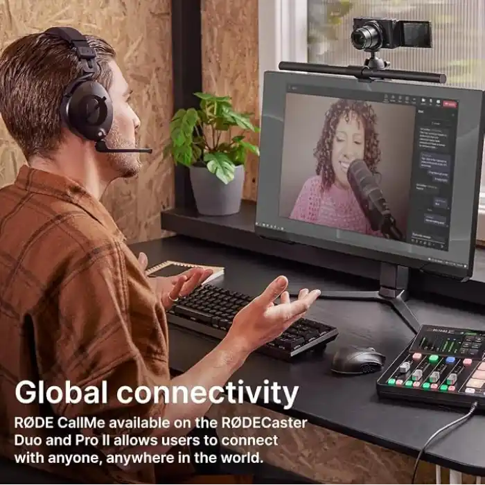 RØDE RodeCaster Duo - Kompakt Entegre Ses Kayıt Stüdyosu, Podcast İçin İdeal