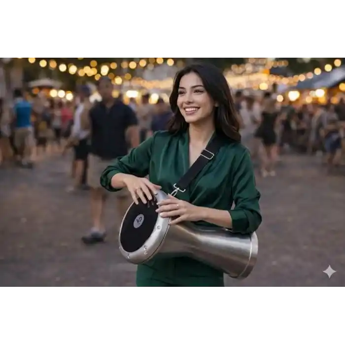 Darbuka Omuz Askısı, Siyah, Ayarlanabilir Askı Kayışı, Darbuka Taşıma Aparatı