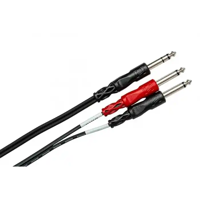 Hosa 1/4 inç TRS (M) - Dual 1/4 inç TS (M) Insert Kablo 1 m (STP-201)