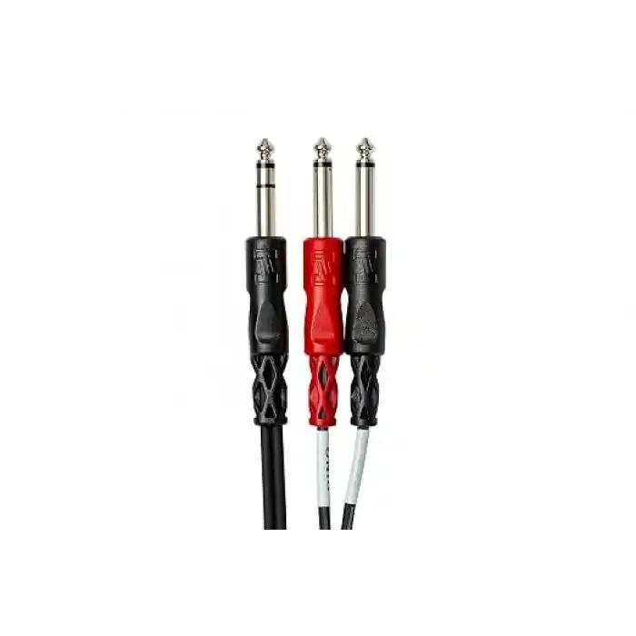 Hosa 1/4 inç TRS (M) - Dual 1/4 inç TS (M) Insert Kablo 1 m (STP-201)