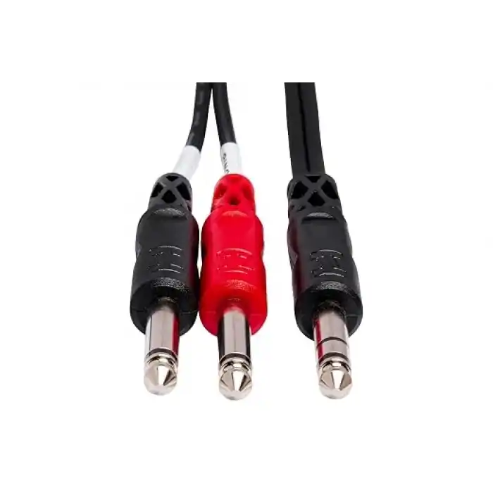 Hosa 1/4 inç TRS (M) - Dual 1/4 inç TS (M) Insert Kablo 1 m (STP-201)