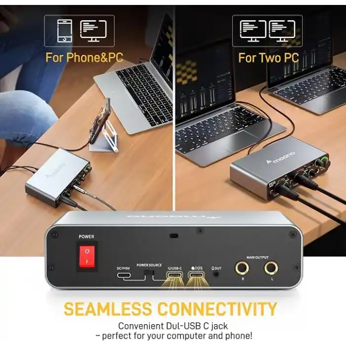 MAONO PS22 10 kanallı USB ses arabirimi