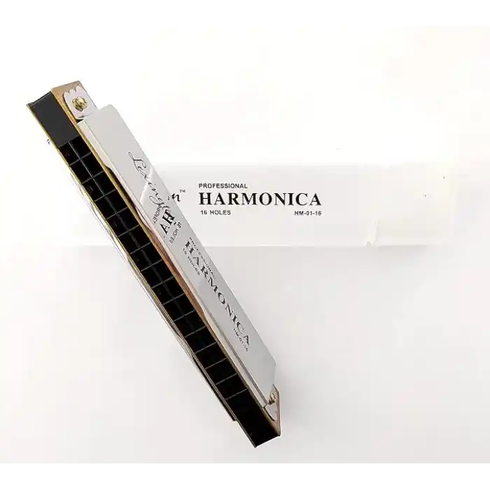 LMHM0116 Mızıka 16 Delik Profesyonel Harmonica Kutulu