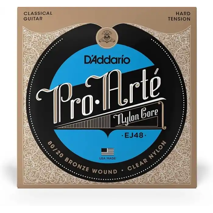 Daddario Ej48 Klasik Gitar Tel Seti, Pro-Arte, 80/20 Bronze Woun