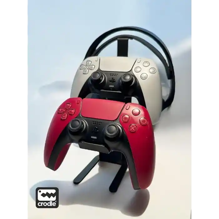 Duvara Monte Edilebilen Masaüstü Metal Siyah Gaming Ps4 Ps5 Xbox Joystick Controller Tutucu Ve Kulaklık Stand