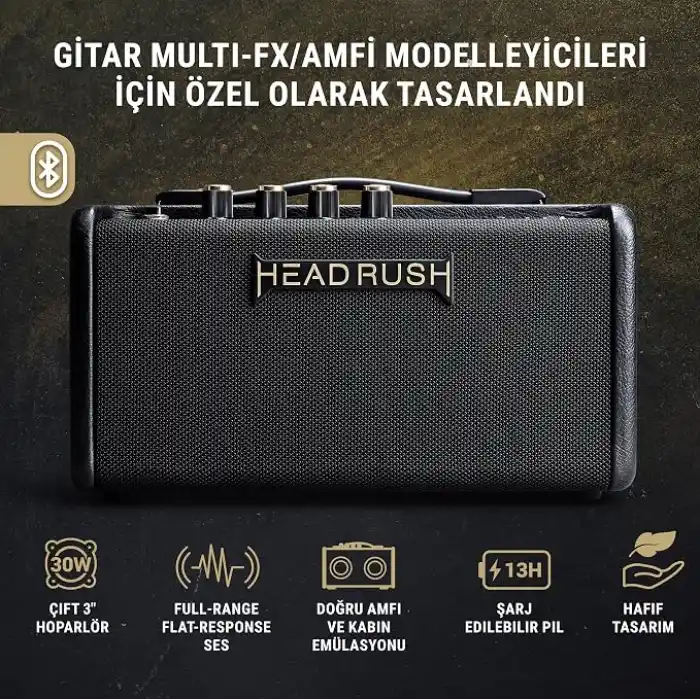 HeadRush FRFR-GO 30W Taşınabilir Modelleyici Gitar Amfisi