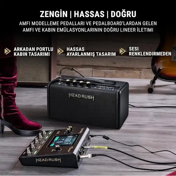 HeadRush FRFR-GO 30W Taşınabilir Modelleyici Gitar Amfisi