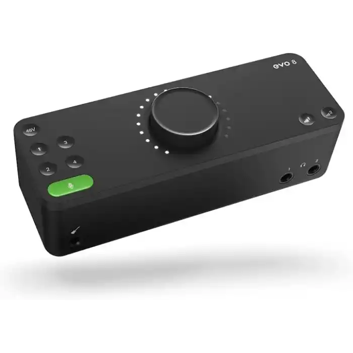 Audient EVO8, EVO 8 USB ses arabirimi ses kartı müzik üretimi için (4 in / 4 out USB ses arayüzü, 48 Volt Phantom besleme, 4 mikrofon preamp, loopback, Windows/Mac/iOS)