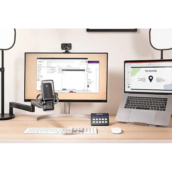 Elgato Wave Düşük Profil Mikrofon Taşıyıcı Kol, 360 Derece Yatay & 90 Derece Diker Ayarlama, Kablo Gizleme Kanalları (10AAN9901)