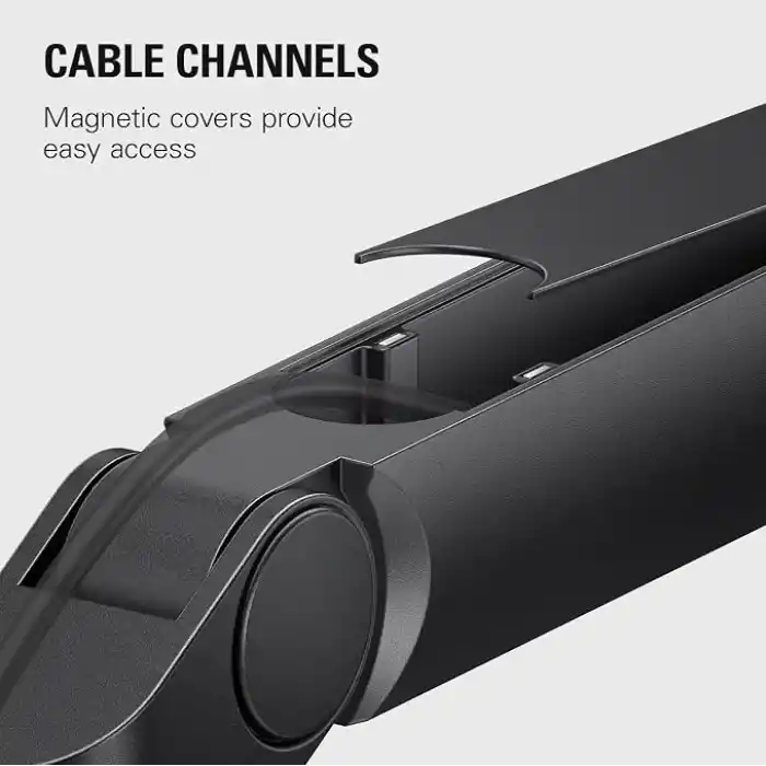 Elgato Wave Düşük Profil Mikrofon Taşıyıcı Kol, 360 Derece Yatay & 90 Derece Diker Ayarlama, Kablo Gizleme Kanalları (10AAN9901)