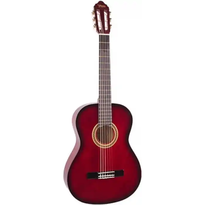 VALENCIA VC103TRDS KLASİK GİTAR SAP ÇELİKLİ 3/4 KIRMIZI SUNBURST