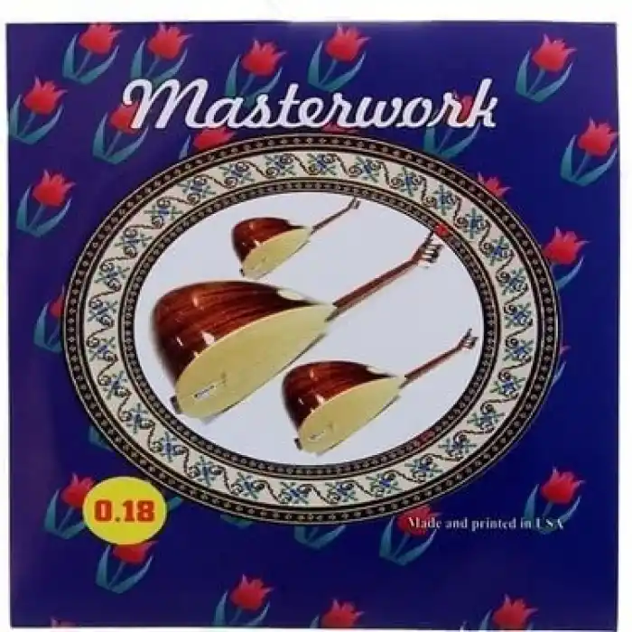 MASTERWORK 0,18 Çelik Kısa Sap Bağlama Teli – 5 Takım | Dayanıklı ve Net Ton Veren Bağlama Telleri
