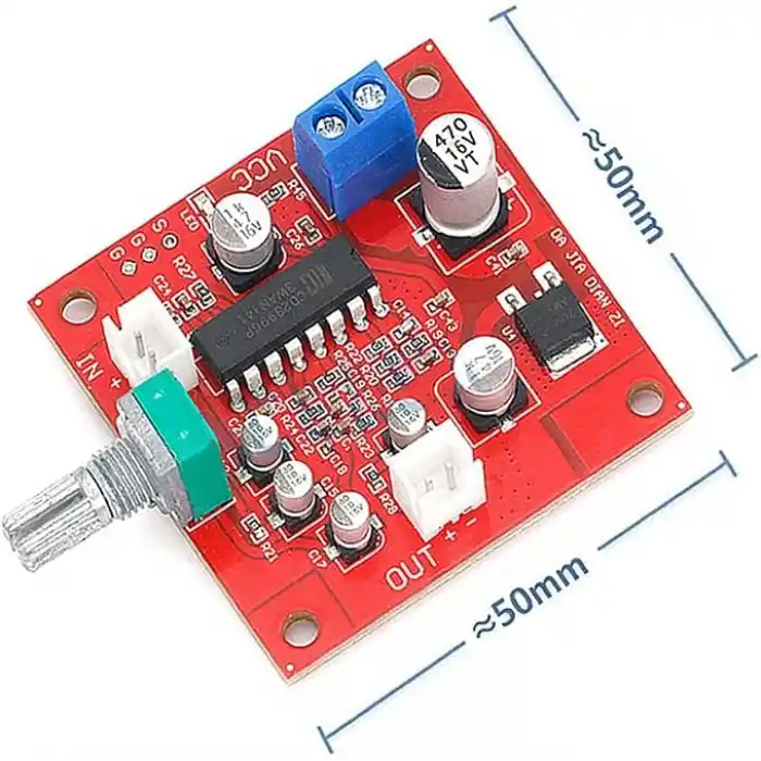 PT2399 Microfon Ses Eko Yankı Tekrar Efekt Modül Yansıma Kontrol Gecikme Ayar Karaoke DC 6-15V Gitar Enstrüman Ses Video Sinyal Teyp Cd Çalar