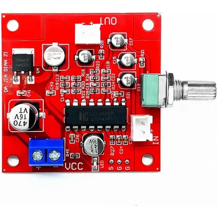 PT2399 Microfon Ses Eko Yankı Tekrar Efekt Modül Yansıma Kontrol Gecikme Ayar Karaoke DC 6-15V Gitar Enstrüman Ses Video Sinyal Teyp Cd Çalar