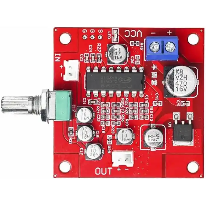 PT2399 Microfon Ses Eko Yankı Tekrar Efekt Modül Yansıma Kontrol Gecikme Ayar Karaoke DC 6-15V Gitar Enstrüman Ses Video Sinyal Teyp Cd Çalar