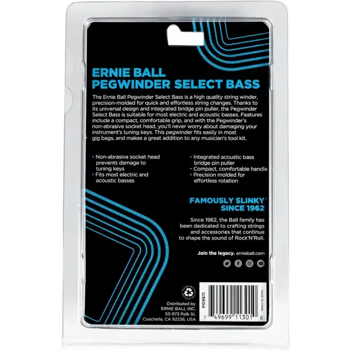 Ernie Ball Pegwinder Select Bas
