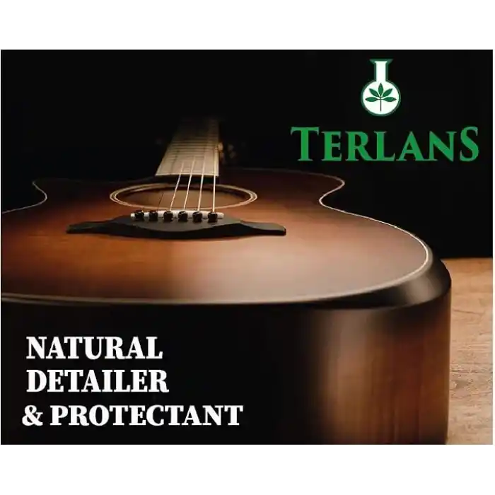 Terlans Gitar Temizlik Bakım Seti 4 lü Gövde Klavye Temizleyici Parlatıcı Vaks & Tel Yağlayıcı Guitar Cleaning Kit