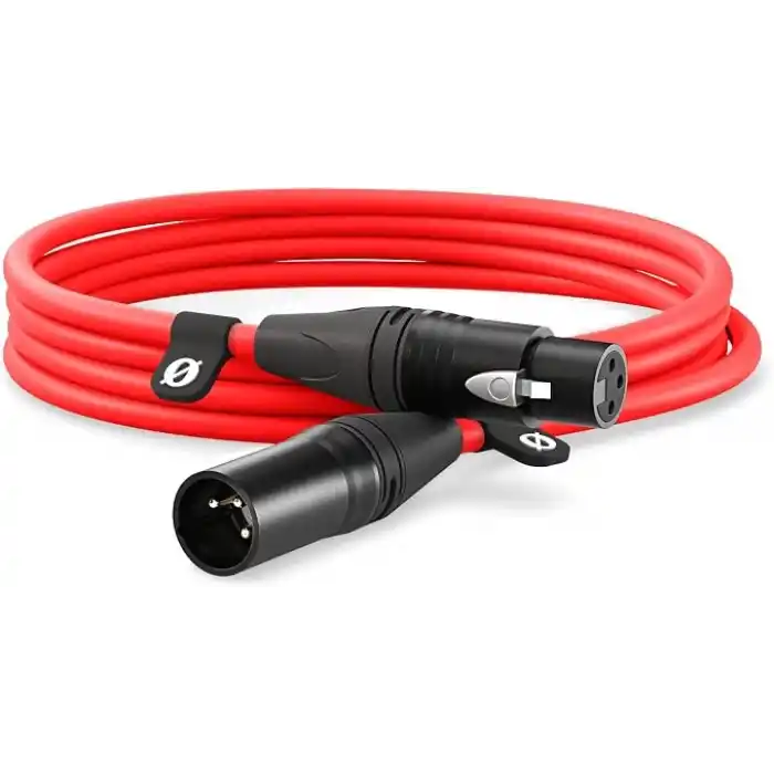 RODE XLR-3 Premium XLR Kablo (3 m, Kırmızı)