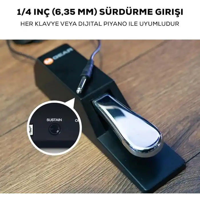 M-AUDIO SP-2 Evrensel Sustain Pedalı