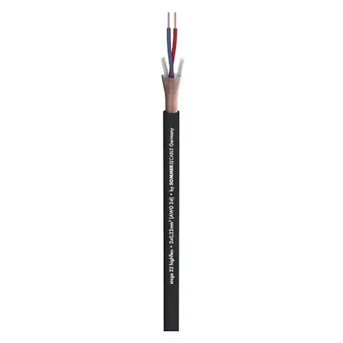 Sommer Cable Mikrofon Kablosu SC-Stage 22 Highflex Siyah (10m)