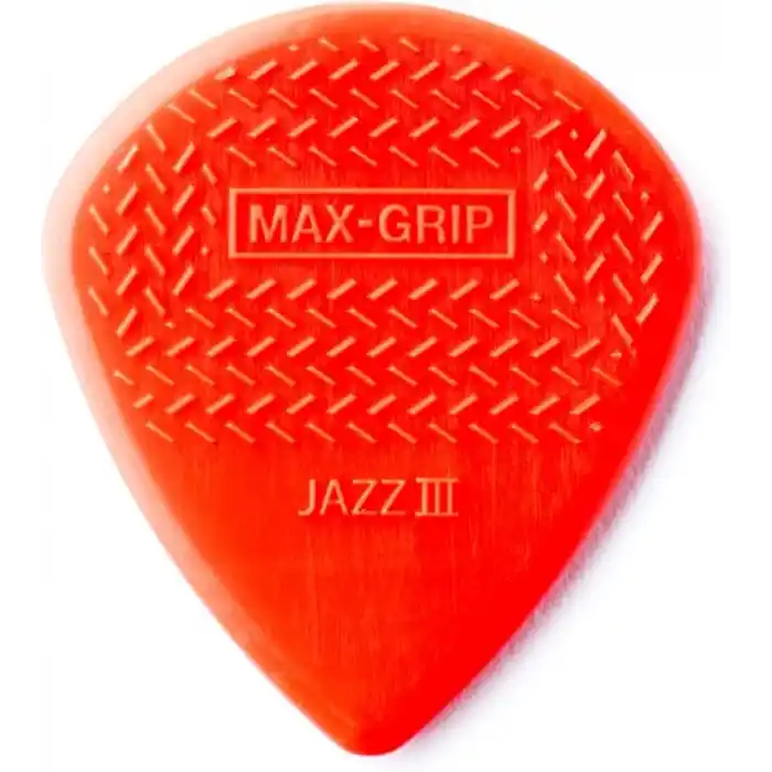 Jim Dunlop Max-Grip Jazz III Nylon Red Pena
