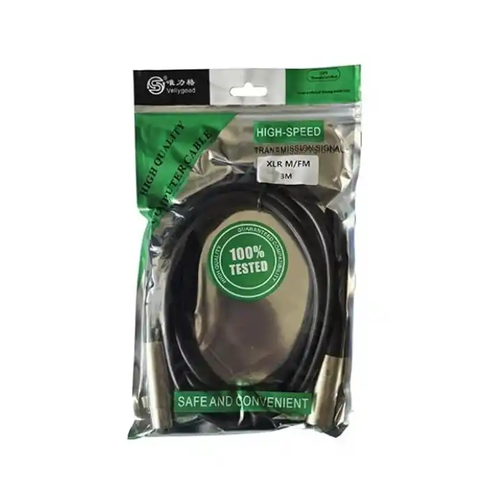 Chester 3 Metre XLR Erkek-Dişi Mikrofon Kablosu