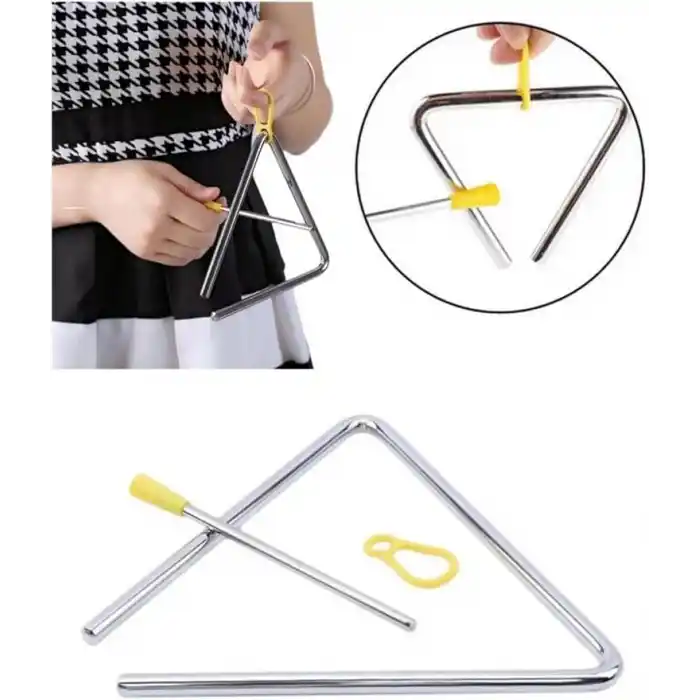 Chroma Üçgen Zil 10 Cm Çelik Üçgen Zil