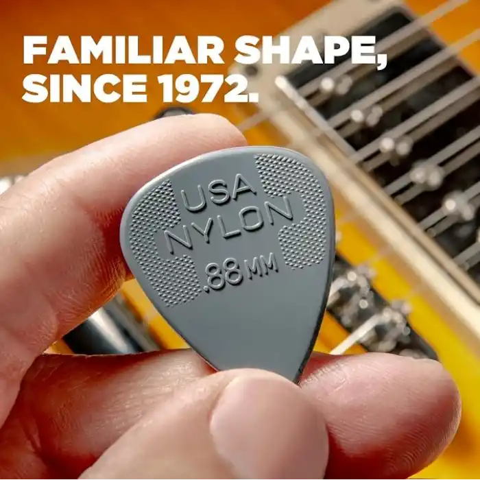 Jim Dunlop Nylon Standard Light Gray Pena (0.60mm)