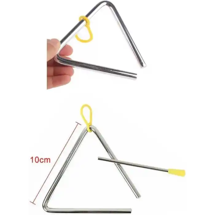 Chroma Üçgen Zil 10 Cm Çelik Üçgen Zil
