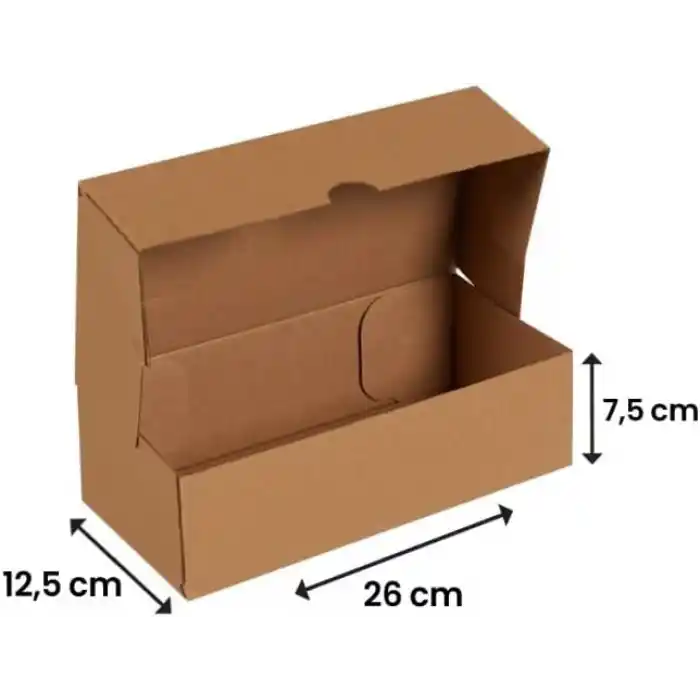 E-ticaret Kargo Kutusu 4 Nokta, 25x16x10 (15 Adet)