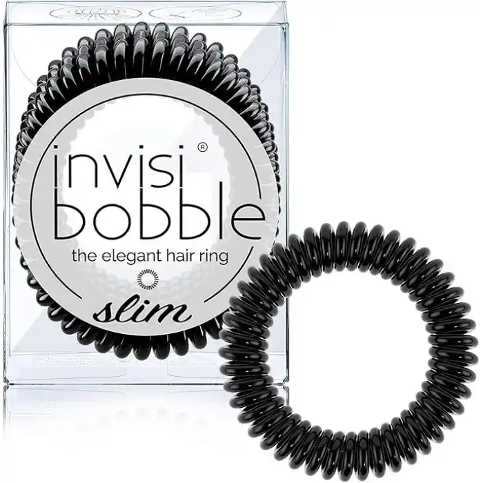 Invisibobble Slim True Black Askılı Paket Saç Lastiği