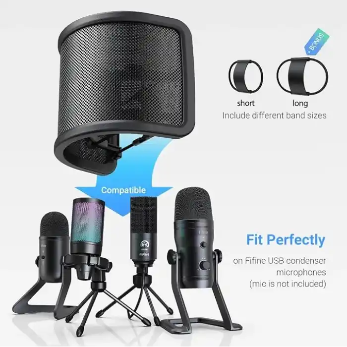 FIFINE U1 Metal Pop Filtre