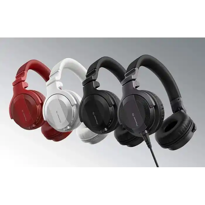 Pioneer DJ HDJ-CUE1BT-R, Bluetooth özellikli DJ kulaklık, kırmızı