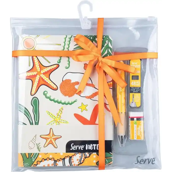 SERVE DEFTER SETI - DESENLİ HARDAL SARI