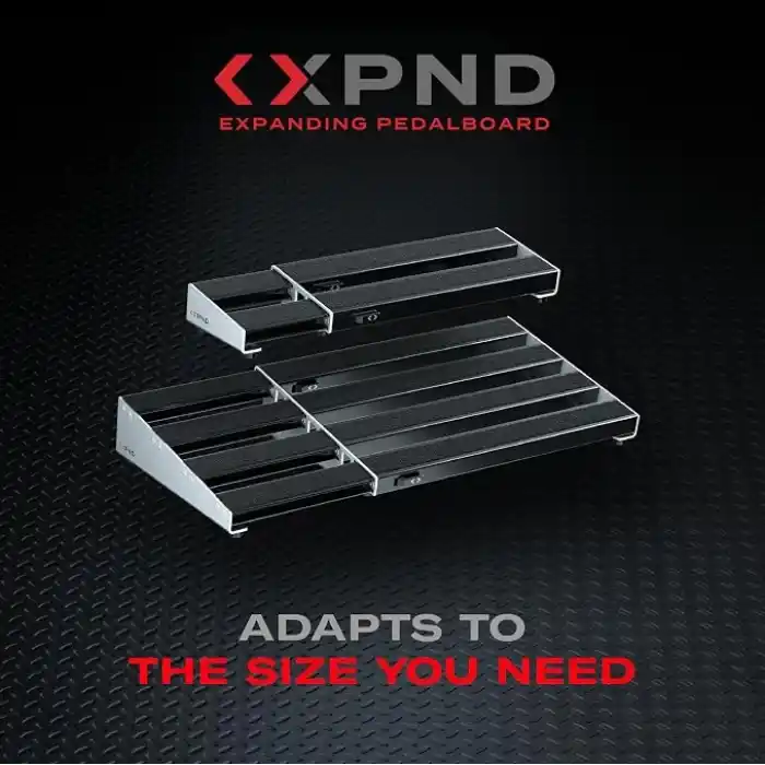 Planet Waves DAddario XPND Pedal Board Riser – Gitar pedalı için Elevate pedal – pedal tahtasında 1 inç (1 inç) yükseltir – kablo yönetimi için entegre girinti – yükseltici 2 pedal için uygundur