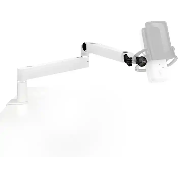 Elgato Wave Mic Arm LP Mikrofon Kolu, Beyaz, Kablo Yönetimli, Alçak Profil
