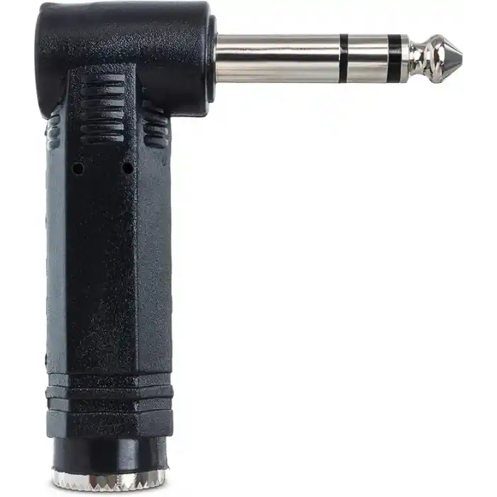 Hosa 1/4 inç TRS (F) - 1/4 inç TRS (M) Sağ Açılı Çevirici (GPP-273)