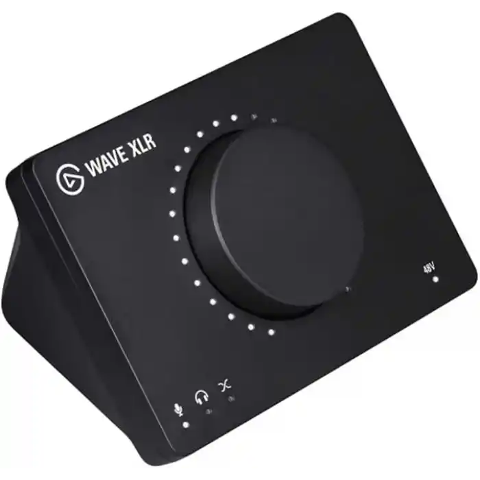Elgato Wave XLR - XLR mikro için ses mikseri ve ön amplifikatör, arayüz kontrolü, 48 V fantom besleme, sessize almak için dokunun, yayın, kayıt, podcast, Mac/PC için dijital karıştırma yazılımı