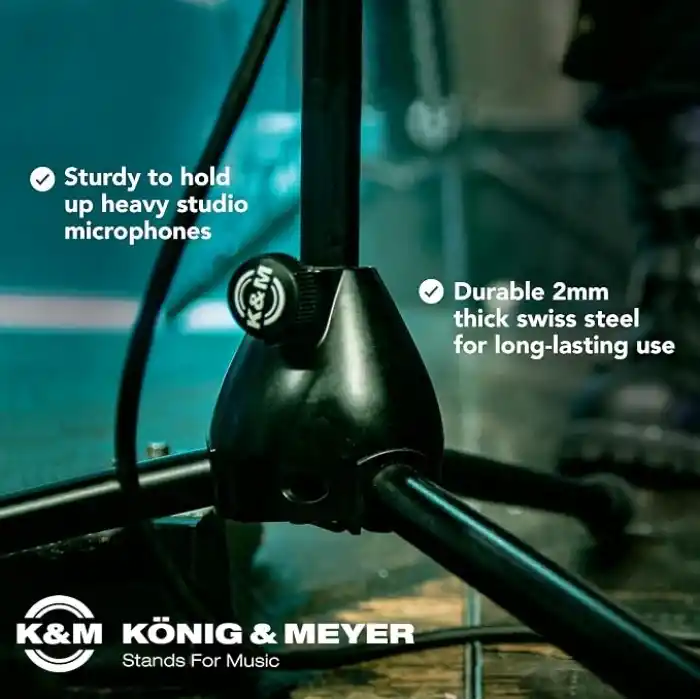 König & Meyer Standart Mikrofon Standı - 25400, 890-1600 mm / 680 mm