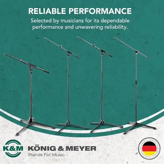 König & Meyer Standart Mikrofon Standı - 25400, 890-1600 mm / 680 mm