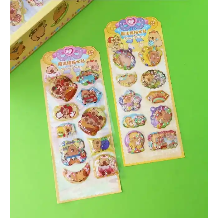 Capybara Tasarımlı Sulu Sticker