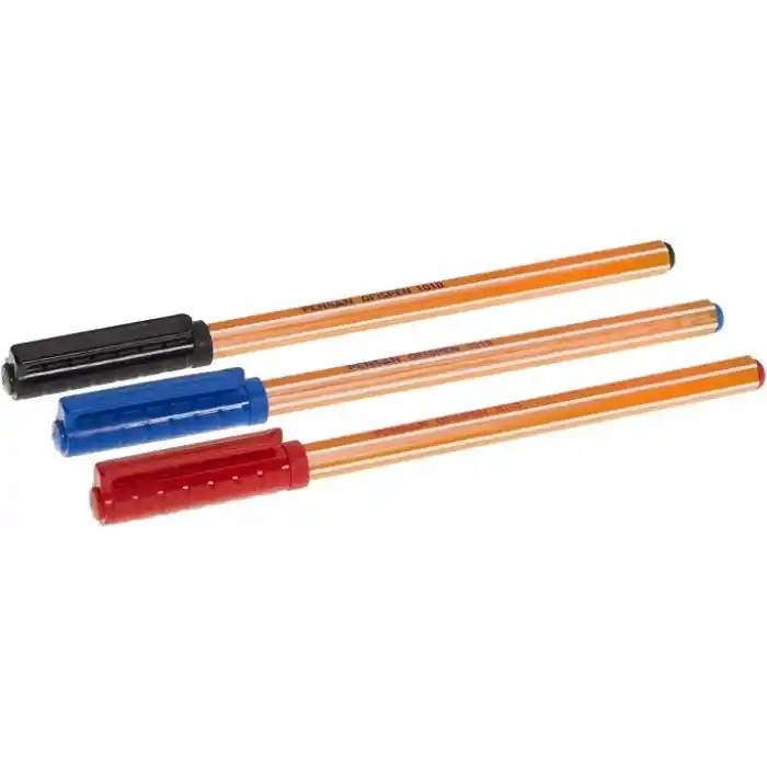 Pensan PE01010TKKRMT10 1010 Tükenmez Kalem, 10 Lu Blister 1 Mm,çok_renkli