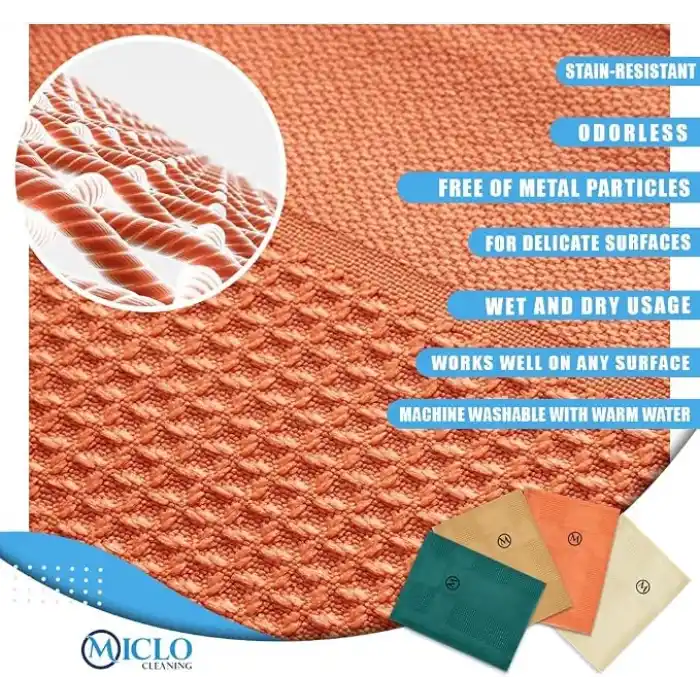 MICLO CLEANING | Mikrofiber Temizlik Bezi | Sihirli Bez, Cam Bezi Ayna Bezi | 4lü Paket | Zümrüt Serisi
