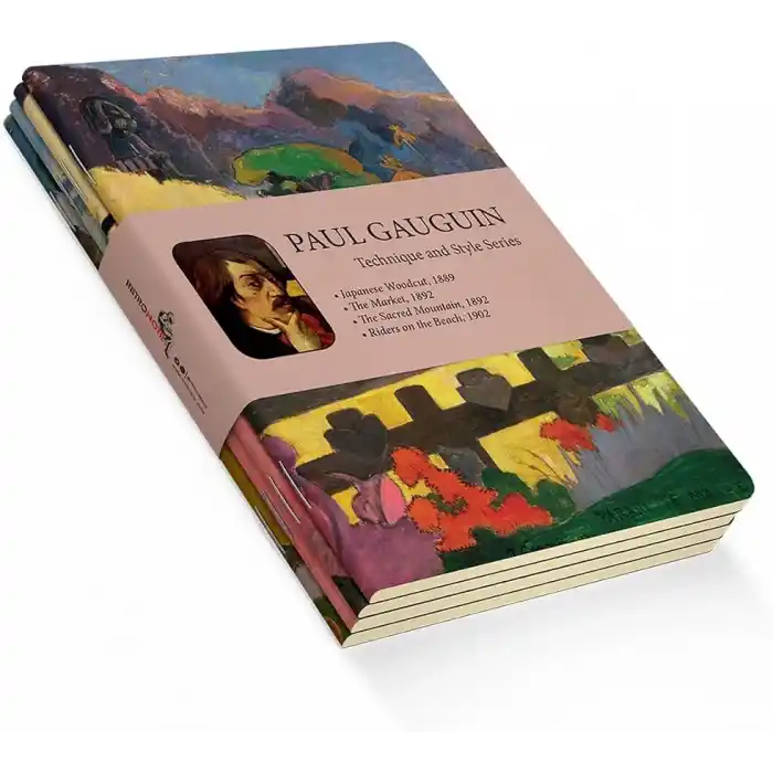 Paul Gauguin Dörtlü Defter Seti - Technique and Style Series