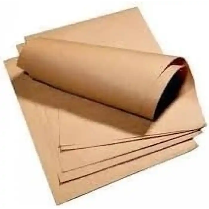 A4 Kraft Kağıt 100 Adet (21x29.7 cm) - Doğal Kahverengi Ambalaj, Baskı, Çizim, Paketleme ve Hobi İçi Çok Amaçlı Saman Kağıdı