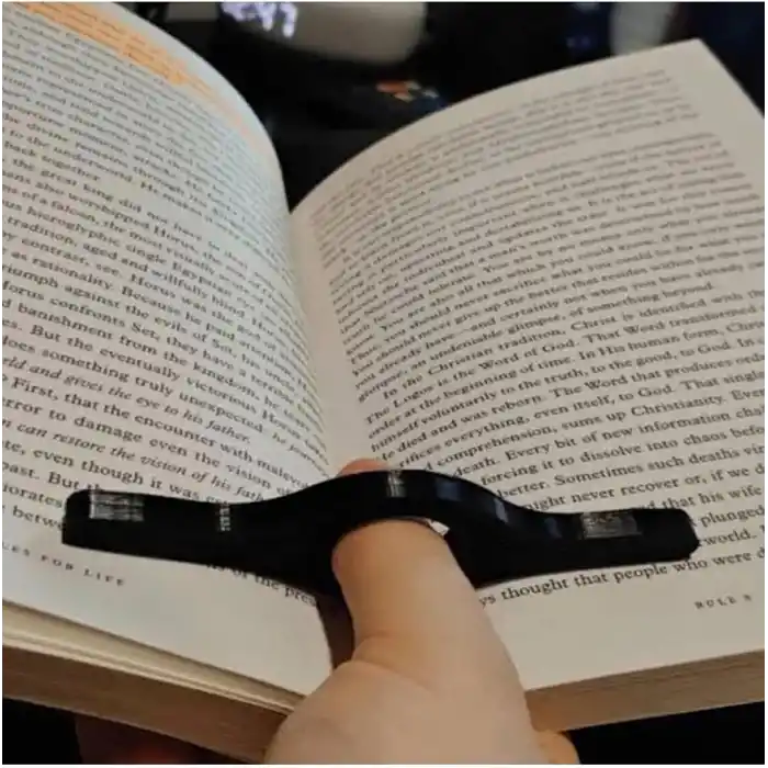 Parmak Delikli Kitap Sayfa Tutucu, Kitap Okuma Aparatı, Sayfa Tutucu, DLC3D-KTPTTC-1