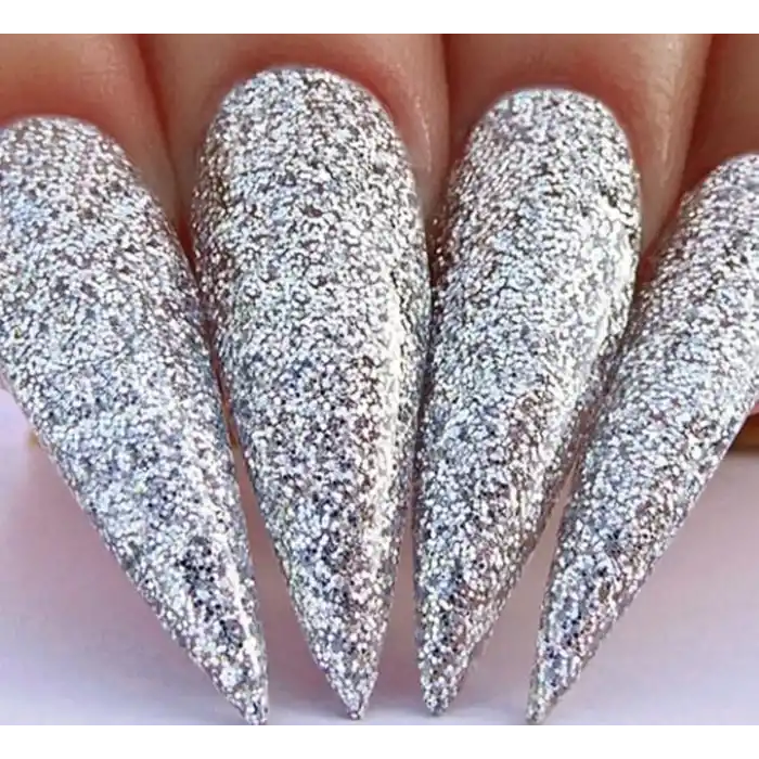 500gr Glitter Gümüş Sim Tozu iri Taneli Chunky – Epoksi, Boya, Resin Art, Mum, Nail Art,Dekorasyon Toz Sim (Profesyonel Boy)