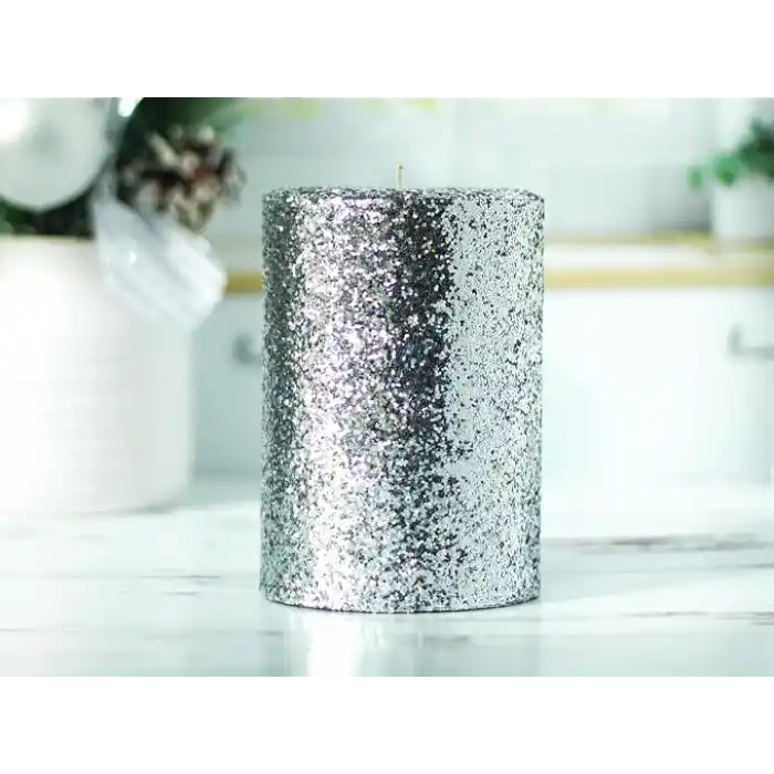 500gr Glitter Gümüş Sim Tozu iri Taneli Chunky – Epoksi, Boya, Resin Art, Mum, Nail Art,Dekorasyon Toz Sim (Profesyonel Boy)